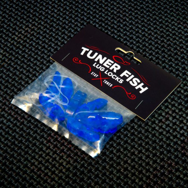 TUNER FISH LUG LOCKS BLUE 8PK